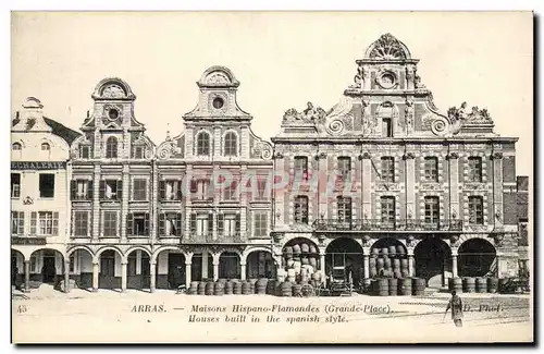 Ansichtskarte AK Arras Maisons Hispano Flamandes Houses Buill in the Spanish