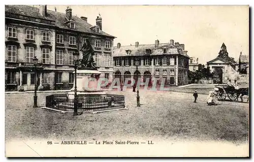 Ansichtskarte AK Abbeville La place Saint Pierre