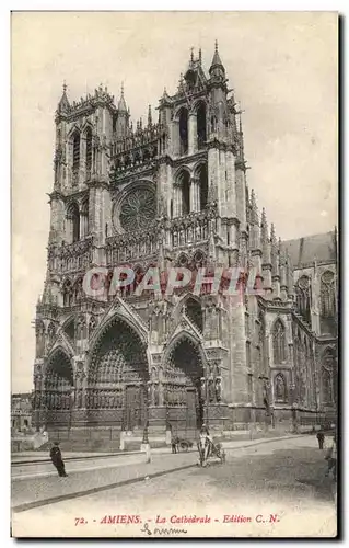 Cartes postales Amiens La Cathedrale