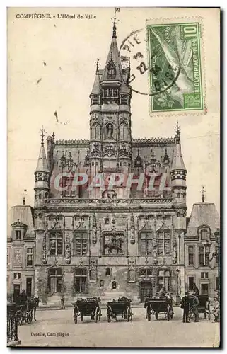 Cartes postales Compiegne L&#39Hotel de Ville