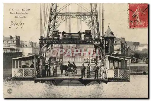 Cartes postales Rouen Pont Tranbordeur La Nacelle