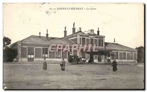 Cartes postales Gournay En Bray La Gare