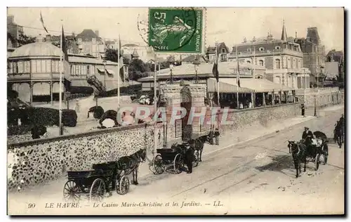 Ansichtskarte AK Le Havre Le Casino Marie Christine et les Jardins