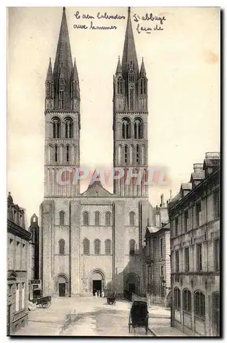 Ansichtskarte AK Caen Abbaye aux hommes Facade