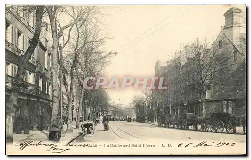 Cartes postales Caen Le Boulevard Saint Pierre