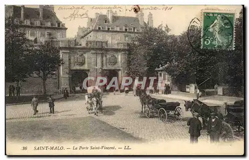 Cartes postales Saint Malo La porte Saint Vincent