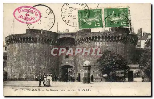 Cartes postales Saint malo La Grande Porte