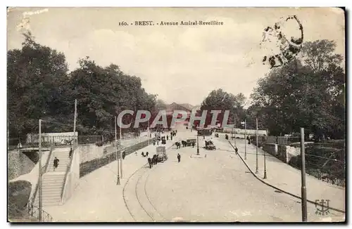 Cartes postales Brest Avenue Amiral Reveillere