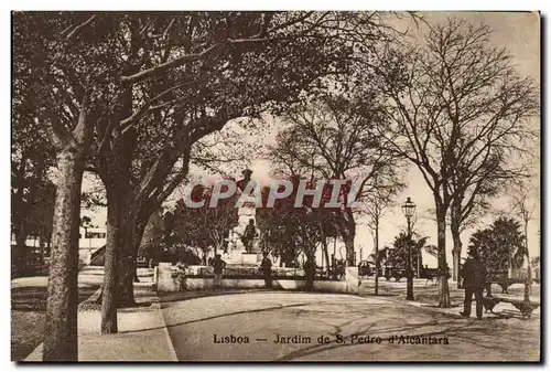 Ansichtskarte AK Lisboa Jardin de S Pedro d&#39Aicantara