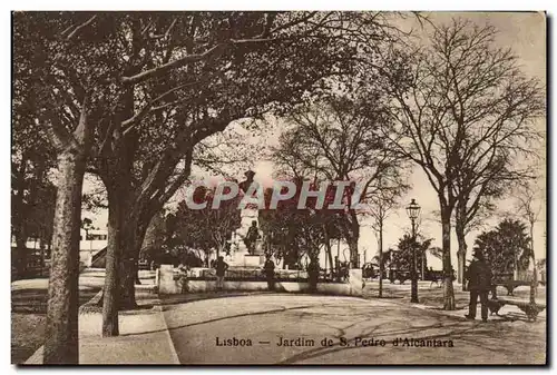 Cartes postales Lisboa Jardin de S Pedro d&#39Aicantara