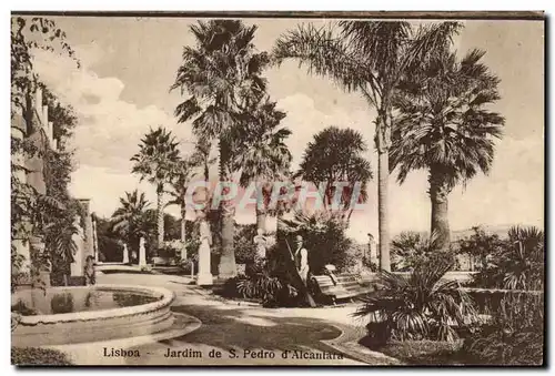 Cartes postales Lisboa Jardin de S Pedro d&#39Aicantara