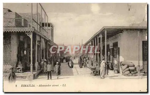 Ansichtskarte AK Ismailia Alexander Street Egypt Egypte