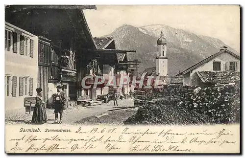 Cartes postales Garmisch Sonnenstrasse