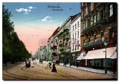 Cartes postales Wiesbaden Rheinstrasse