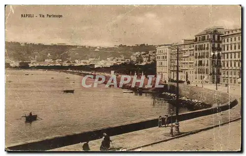 Cartes postales Napoli Via partouope