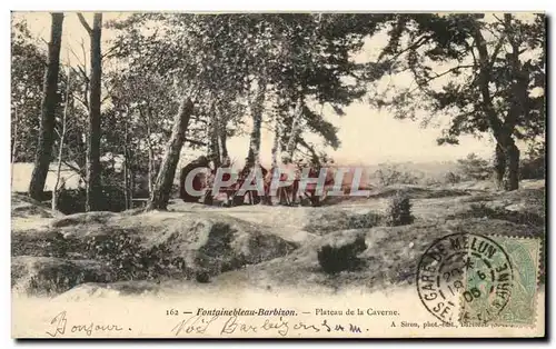 Cartes postales Fontainebleau Barbizon Plateau de la Caverne