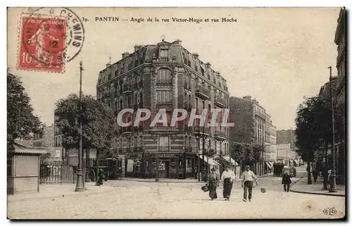 Cartes postales Pantin Angle de la rue Victor Hugo et rue Hoche