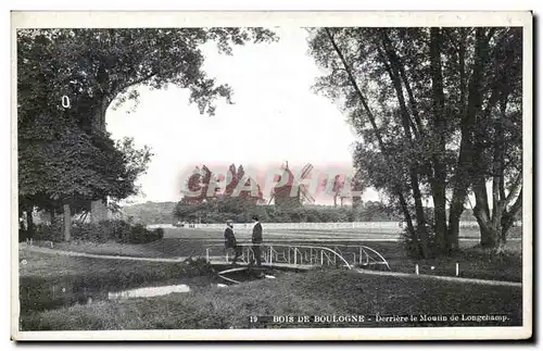 Ansichtskarte AK Bois De Boulogne Derriere le Moulin de Longchamp