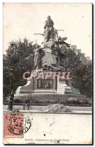 Cartes postales Paris Monument de Victor Hugo