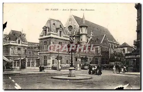 Cartes postales Paris Arts et Metiers Rue Reaumur