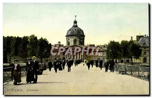 Ansichtskarte AK Paris L&#39institut (carte toilee)