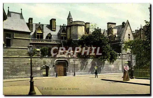 Cartes postales Paris Le Muse de Cluny (carte toilee)