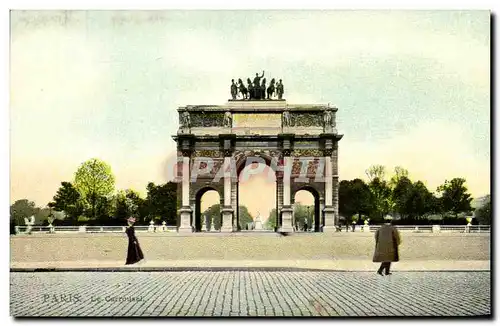 Ansichtskarte AK Paris Le Carrousel du Louvre (carte toilee)