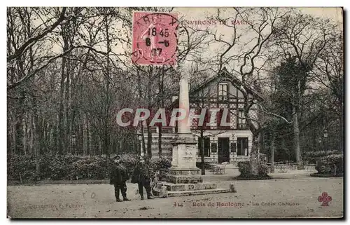 Cartes postales Environs De Paris Bois de Boulogne La Croix Catelan