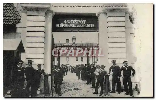 Cartes postales Rochefort Sur Mer caserne de la Flotte