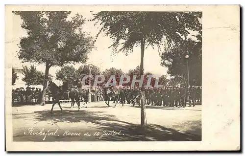 CARTE PHOTO Rochefort Revue Du 14 Juillet Militaria