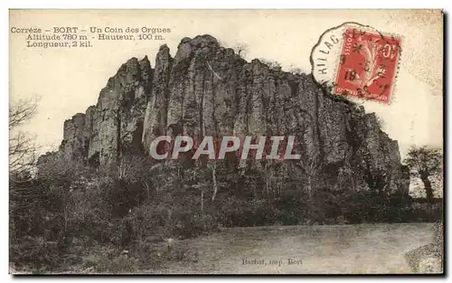 Cartes postales Correze Bort Un Coin des Orgues