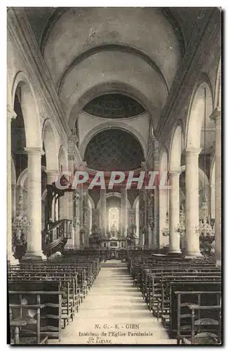 Cartes postales Gien Interieu De L&#39Eglise