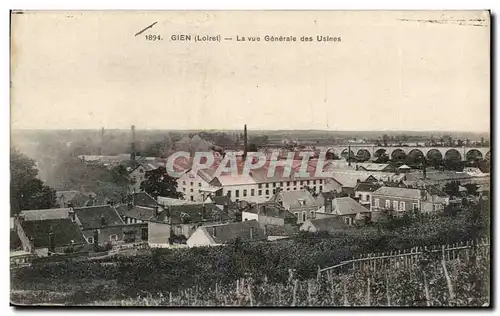 Cartes postales Gien La Vue Generale des Usines