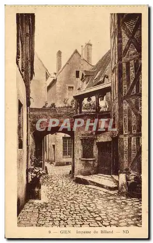 Cartes postales Gien Impasse du Billand