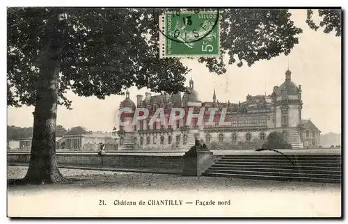 Ansichtskarte AK Chateau de Chantilly Facade Nord