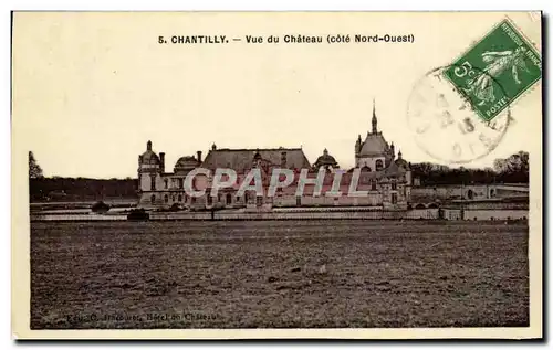 Cartes postales Chantilly Vue du Chateau