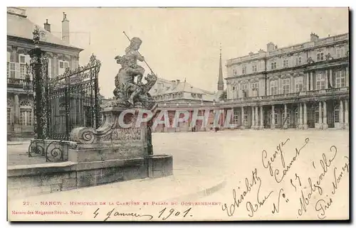 Cartes postales Nancy Hrmicycle De La Carriere Palais du Gouvernement