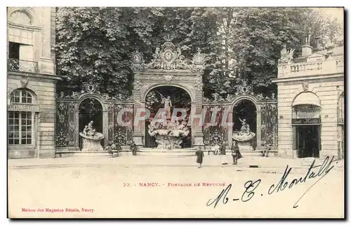 Cartes postales Nancy Fontaine De Neptune