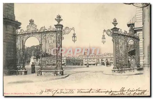 Cartes postales Nancy Place Stanislas et grilles Jean Lamour