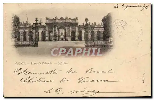 Cartes postales Nancy L&#39Are De Triomphe