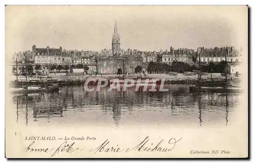 Cartes postales St Malo La Grande Porte