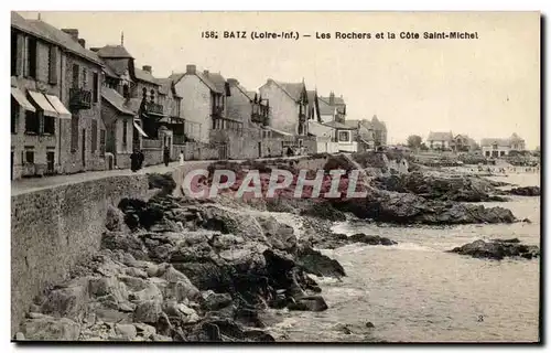 Cartes postales Batz Les Rochers Et La Cote Saint Michel