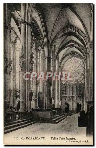 Ansichtskarte AK Carcassonne Eglise Saint Nazaire Le transept