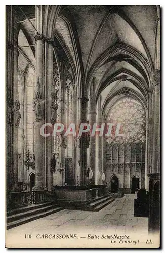 Cartes postales Carcassonne Eglise Saint Nazaire Le transept