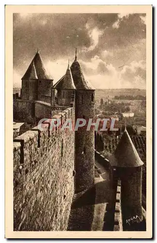 Cartes postales Carcassonne Tours Mipadre et du Moulin