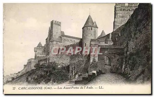 Cartes postales Carcassonne Les Avant Portes de I'Aude