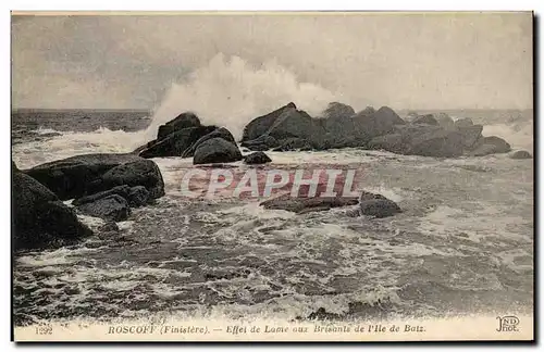 Cartes postales Roscoff Effet de Lame oux Brisants de I'lle de Batz