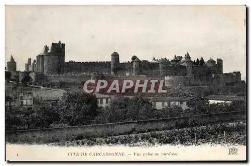 Ansichtskarte AK Carcassonne De Cite Vue Prise au Nord est