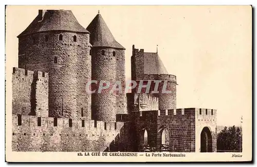 Cartes postales Carcassonne Cite La Porte Narbennaise