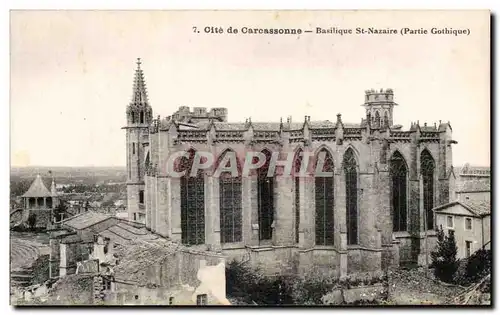 Cartes postales Carcassonne Cite De Basilique St Nazaire